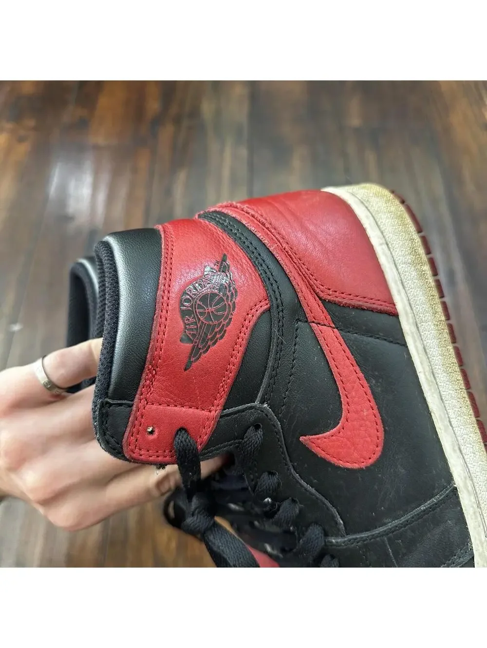 Size 8 - Jordan 1 Retro OG High Banned, Bred 2016 - 555088-001 No Box